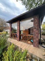 Цельностеклянные перегородки