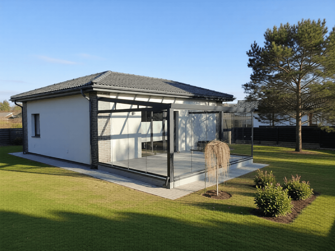 Где можно использовать безрамное остекление: фото актуальных решений